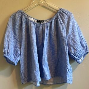 I.Crew Cotton Gauze Lightweight Top sM